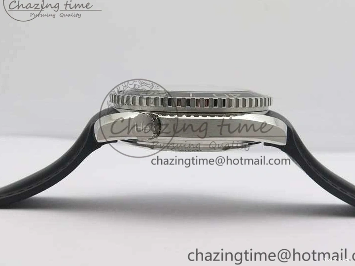 0119 Planet Ocean Pro Ceramic Bezel 45mm 1:1 OMF Best Edition On Rubber Strap A8500 (Black Balance Wheel) MoistureWicking 8136